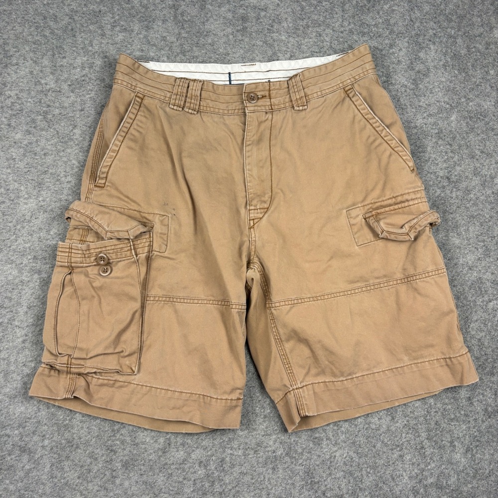 Polo Ralph Lauren Cargo Shorts Mens 32 Tan Classic Polo Chino Khaki Utility